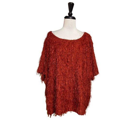 Hayden Los Angeles NWT Short Sleeve Eyelash Blouse Plus Size 3X - Picture 1 of 4